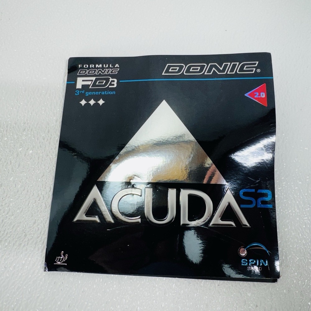 Donic BlueGrip S2 Table Tennis and Ping Pong / 2.0 Red